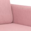 vidaXL Ensemble de canap&eacute;s 2 pcs rose velours