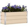 vidaXL Jardini&egrave;re Ivoire 100 x 40 x 45 cm Acier