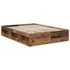 vidaXL Cadre de lit Bois ancien 140 x 190 cm Pin massif