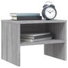 vidaXL Table de chevet Sonoma gris 40x30x30 cm Bois d'ing&eacute;nierie