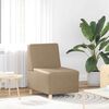 vidaXL Unit&eacute; de Sofa Modulaire Sans Accoudoirs 3 pcs Cappuccino