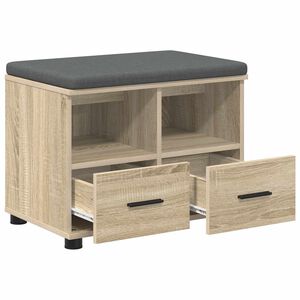 vidaXL Banc d'entr&eacute;e Ch&ecirc;ne Sonoma 60 x 38 x 46 cm