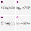 vidaXL Ensemble de canap&eacute;s d'ext&eacute;rieur 8 pcs Naturel et Cr&egrave;me