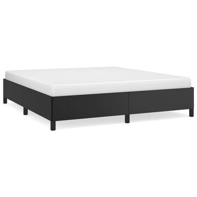 vidaXL Cadre de lit sans matelas noir 180x200 cm similicuir