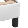 vidaXL Cadre de lit Viana avec LED sans matelas blanc 160x200 cm
