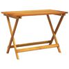 vidaXL Ensemble &agrave; manger de jardin pliable 5 pcs bois massif d&rsquo;acacia