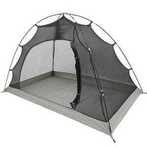 vidaXL Tente avec toit avec stockage Gris et Noir 236 x 150 x 136 cm
