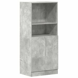 vidaXL Armoire de cuisine gris b&eacute;ton 57x41,5x131,5 cm bois ing&eacute;nierie