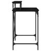 vidaXL Bureau Ch&ecirc;ne noir 80 x 50 x 90 cm Bois d'ing&eacute;nierie