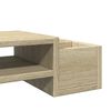 vidaXL Support de moniteur avec rangement ch&ecirc;ne sonoma bois ing&eacute;nierie