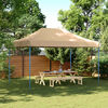 vidaXL Tente de f&ecirc;te Beige 292 x 440 x 315 cm Tissu Oxford