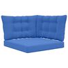 vidaXL Coussin de canap&eacute; d'ext&eacute;rieur 3 pcs Turquoise Polyester