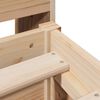 vidaXL Cadre de lit sans matelas 150x200 cm bois de pin massif