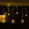 HI Rideau &agrave; guirlande lumineuse Fairy avec 63 LED