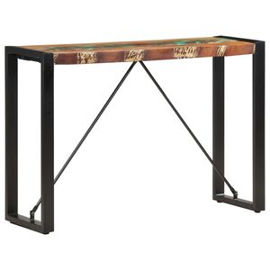 vidaXL Table console 110x35x76 cm Bois de r&eacute;cup&eacute;ration massif