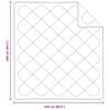 vidaXL Couette avec oreiller 3 pcs Blanc Microfibre