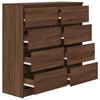 vidaXL Buffet ch&ecirc;ne marron 100x35x99 cm bois d'ing&eacute;nierie