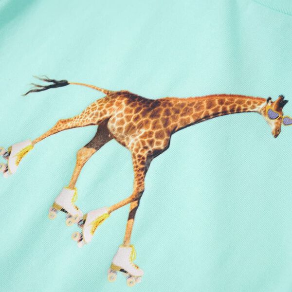 T-shirt pour enfants aqua clair 92