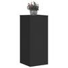 vidaXL Supports pour plantes 2 pcs noir 30x30x70 cm bois d'ing&eacute;nierie