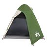 vidaXL Tente de camping &agrave; d&ocirc;me 2 personne vert imperm&eacute;able