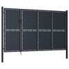 vidaXL Portail de jardin en acier 350 x 200 cm anthracite