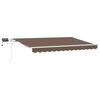 vidaXL Auvent r&eacute;tractable Taupe 300 x 250 cm Tissu et Aluminium