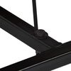 vidaXL Table de bar forme de tracteur Bois de manguier massif Rouge