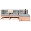 vidaXL Salon de jardin 4 pcs bois massif sapin de douglas