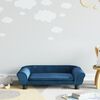 vidaXL Canap&eacute; pour enfants bleu 70x45x26 cm velours