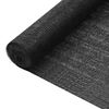 vidaXL Filet brise-vue Noir 1x25 m PEHD 75 g/m&sup2;