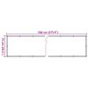 vidaXL &Eacute;cran d'intimit&eacute; de balcon cr&egrave;me 700x75 cm PVC