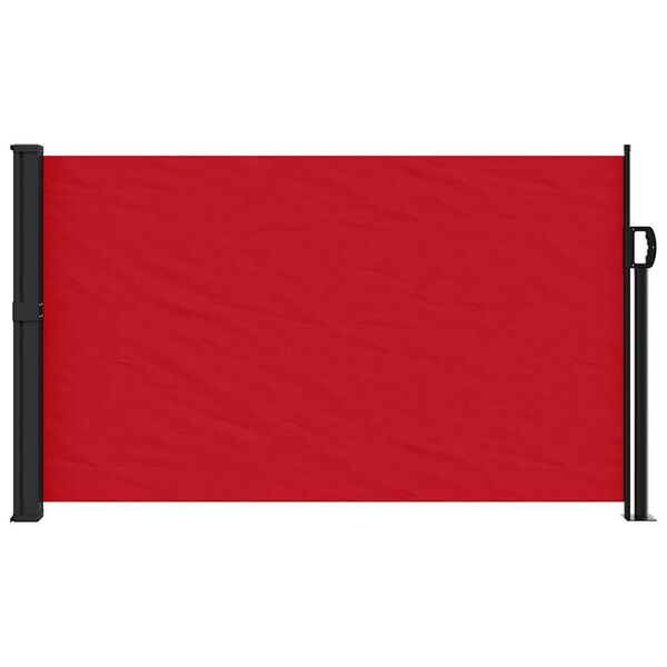 vidaXL Auvent lat&eacute;ral r&eacute;tractable rouge 117x300 cm