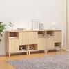 vidaXL Buffets 3 pcs ch&ecirc;ne sonoma 60x35x70 cm bois d'ing&eacute;nierie