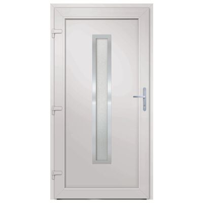 vidaXL Porte d'entrée anthracite 88x200 cm PVC