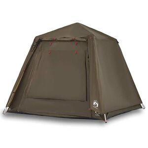 vidaXL Tente de p&ecirc;che 4 personnes vert olive lib&eacute;ration rapide