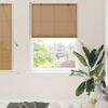 vidaXL Store enrouleur avec des rideaux Marron 110 x 160 cm Bambou