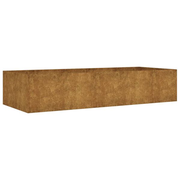 vidaXL Lit sur&eacute;lev&eacute; de jardin 200x80x40 cm acier corten