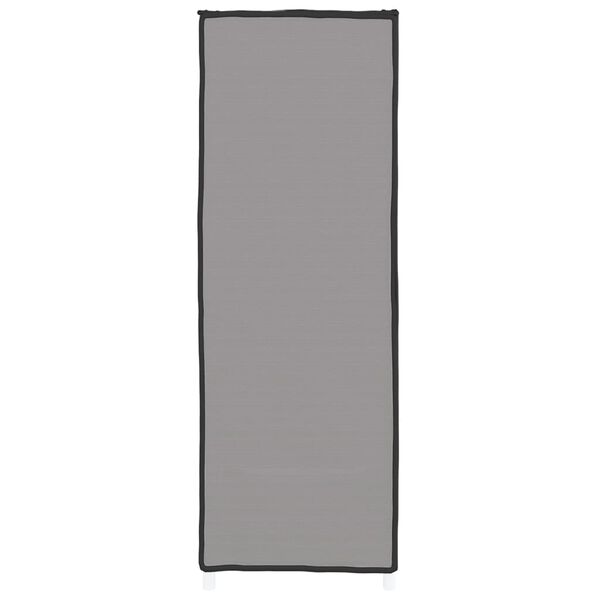 vidaXL Armoire &agrave; chaussures Gris 60x28x90 cm Tissu