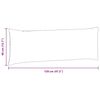 vidaXL Coussins de canap&eacute; 2 pcs Bleu police 120 x 40 cm