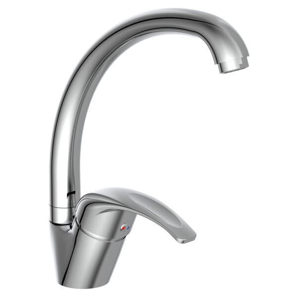 SCH&Uuml;TTE Mitigeur d'&eacute;vier avec bec verseur rond DIZIANI chrome