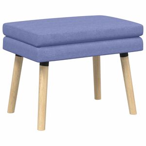 vidaXL Banc &agrave; double couche Bleu denim 60 x 40 x 46 cm Tissu