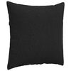 vidaXL Coussins de canap&eacute; 2 pcs Noir 60 x 60 cm tissu