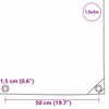 vidaXL B&acirc;che 650g / m&sup2; Vert olive 1,5 x 2 m Toile avec rev&ecirc;tement en PVC