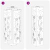 vidaXL Lumi&egrave;re de chemin LED solaire 2 pcs Blanc Acier lamin&eacute; &agrave; froid