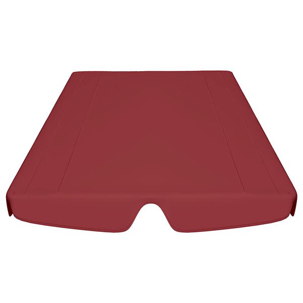 vidaXL Toit de rechange balançoire bordeaux 150/130x105/70 cm