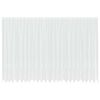 vidaXL Rideau en Dentelle Floral Blanc 200 x 600 cm Polyester