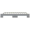 vidaXL Lit de jour avec gigogne sans matelas gris clair 80x200 cm