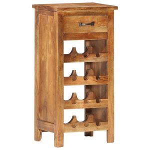 vidaXL Casier &agrave; bouteilles 40x30x80 cm Bois d'acacia massif