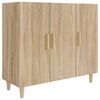 vidaXL Buffet ch&ecirc;ne sonoma 90x34x80 cm bois d'ing&eacute;nierie