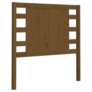 vidaXL T&ecirc;te de lit Marron miel 96x4x100 cm Bois massif de pin